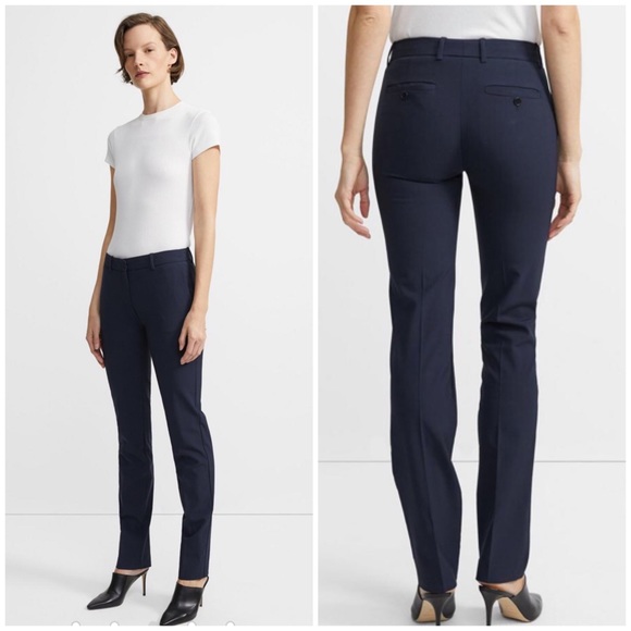 Theory Pants - Theory stretch wool slim pants
